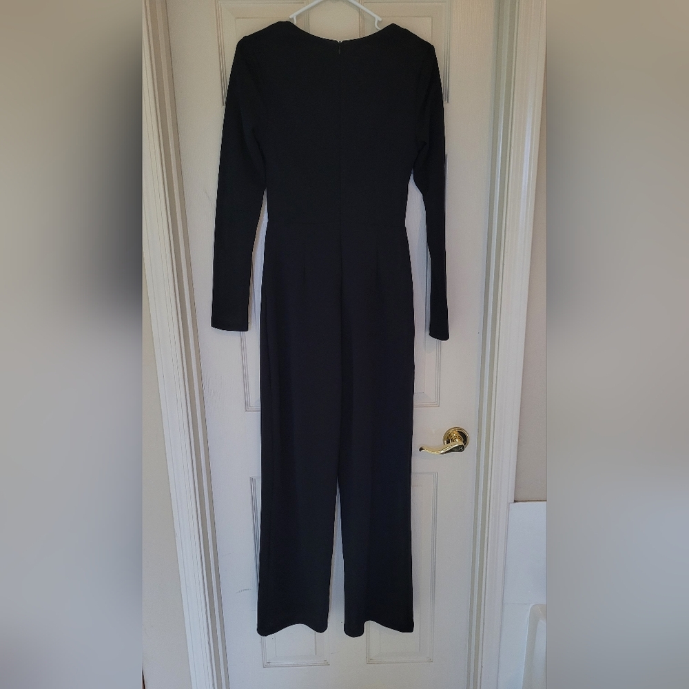 Lulus Black Long Sleeve Jumpsuit - Picture 5 of 6